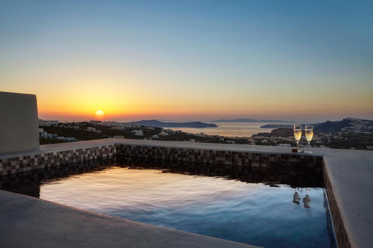 My Santorini Villa, Pyrgos Luxury Eksteriør bilde